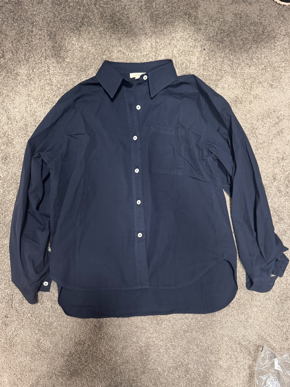Ozma Marcie Shirt in Navy - Picture 2 of 5